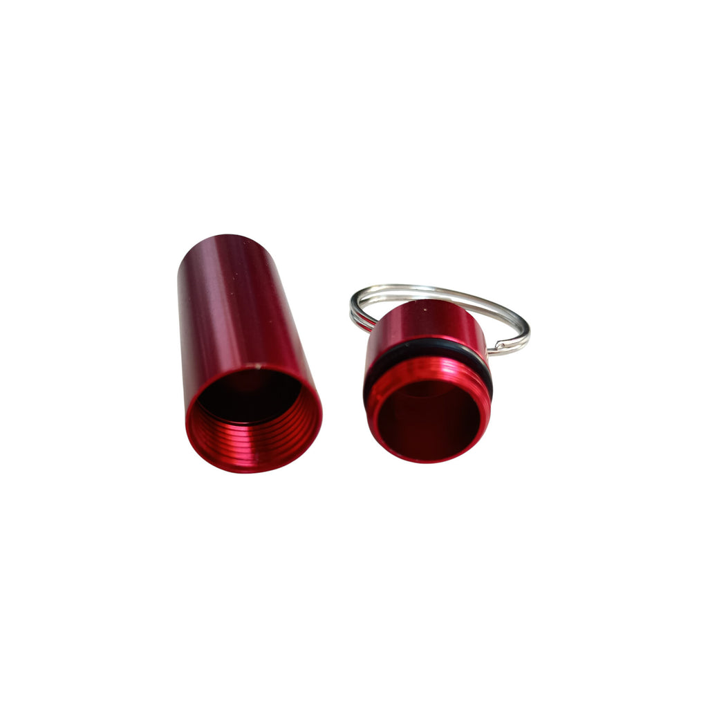 Keychain Pill Holder Organizer Portable Keyring Container Case Pocket Box Tablet