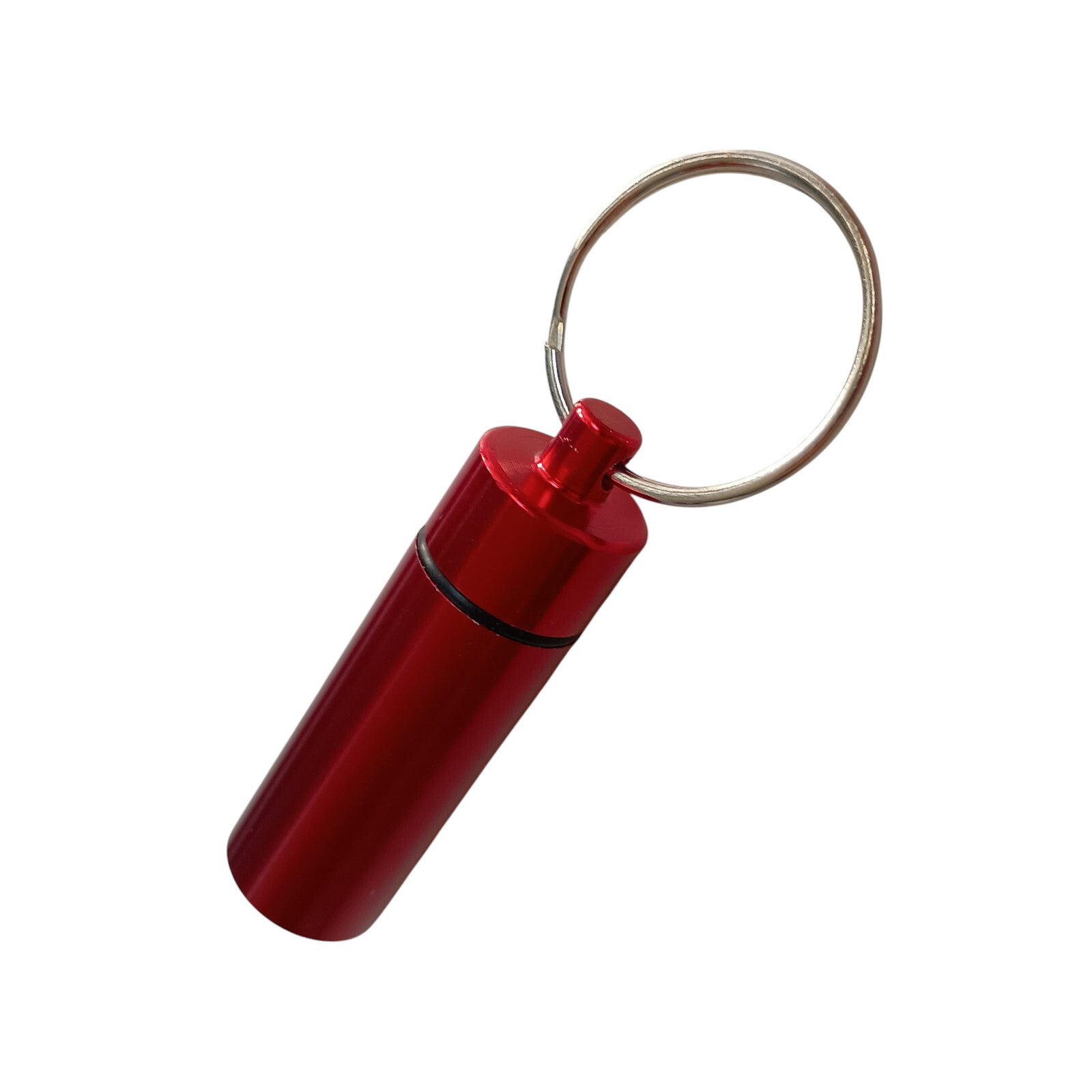 Keychain Pill Holder Organizer Portable Keyring Container Case Pocket Box Tablet