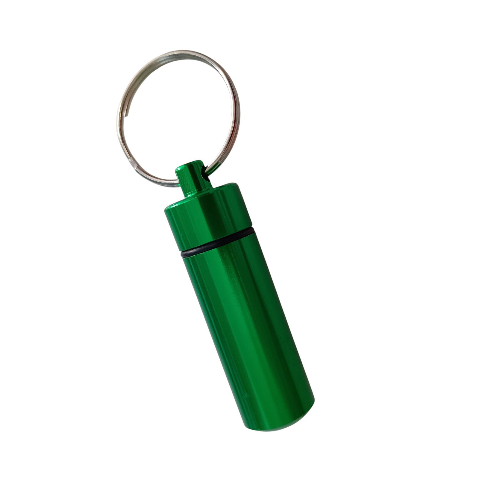 Keychain Pill Holder Organizer Portable Keyring Container Case Pocket Box Tablet