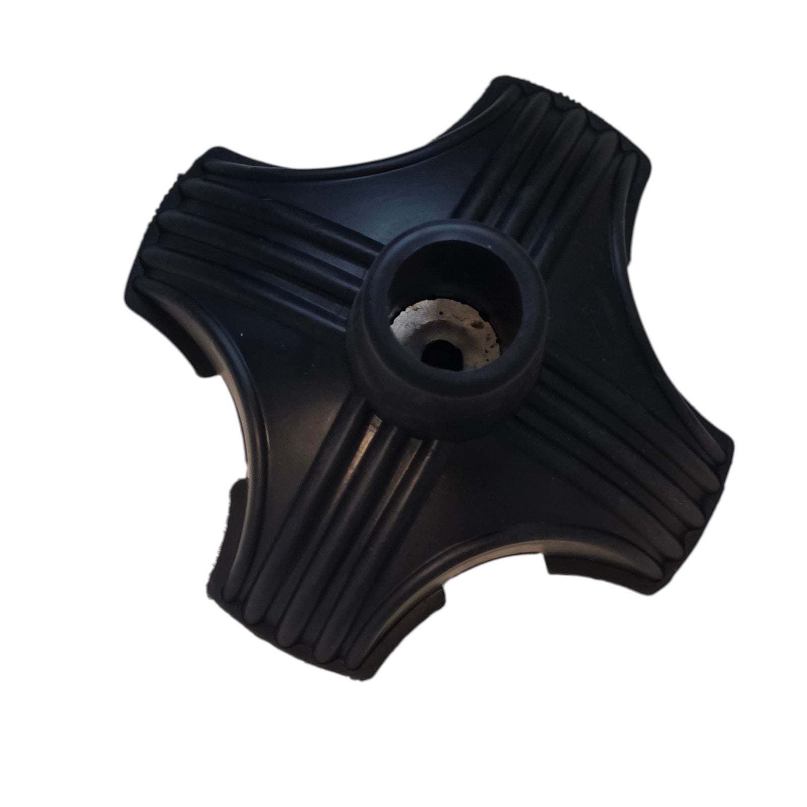 Heavy Duty Rubber Ferrules for Walking Sticks - Self Standing Quad Base