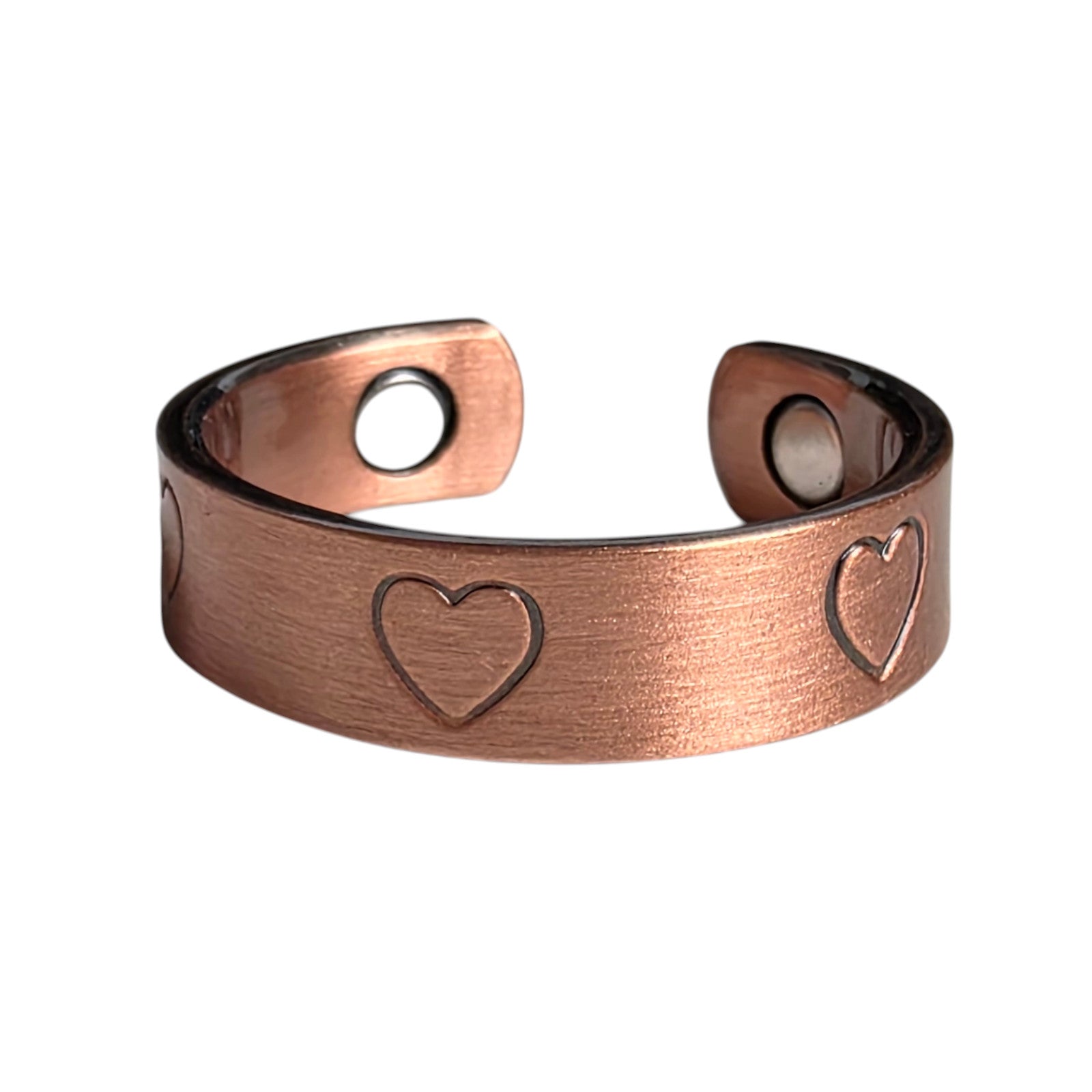 Magnetic Copper Ring  Adjustable Size, heart therapeutic