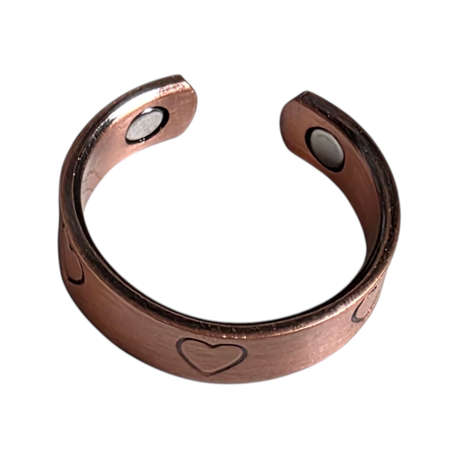 Magnetic Copper Ring  Adjustable Size, heart therapeutic
