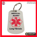 Medical Alert Keyring for Lung Fibrosis