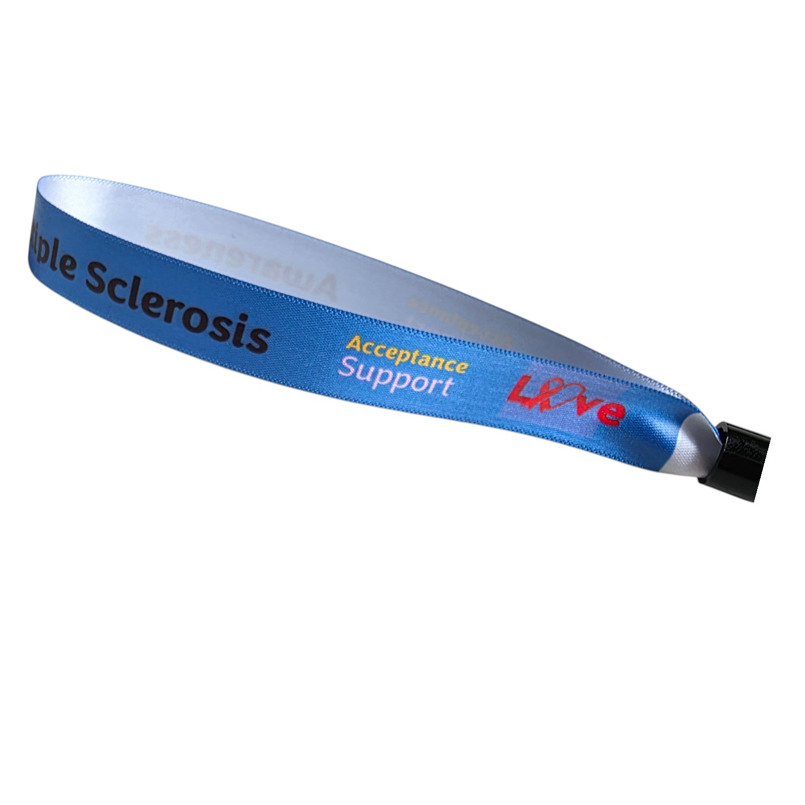 Multiple Sclerosis Fabric Bracelet Adjustable Wristband Health Support Band