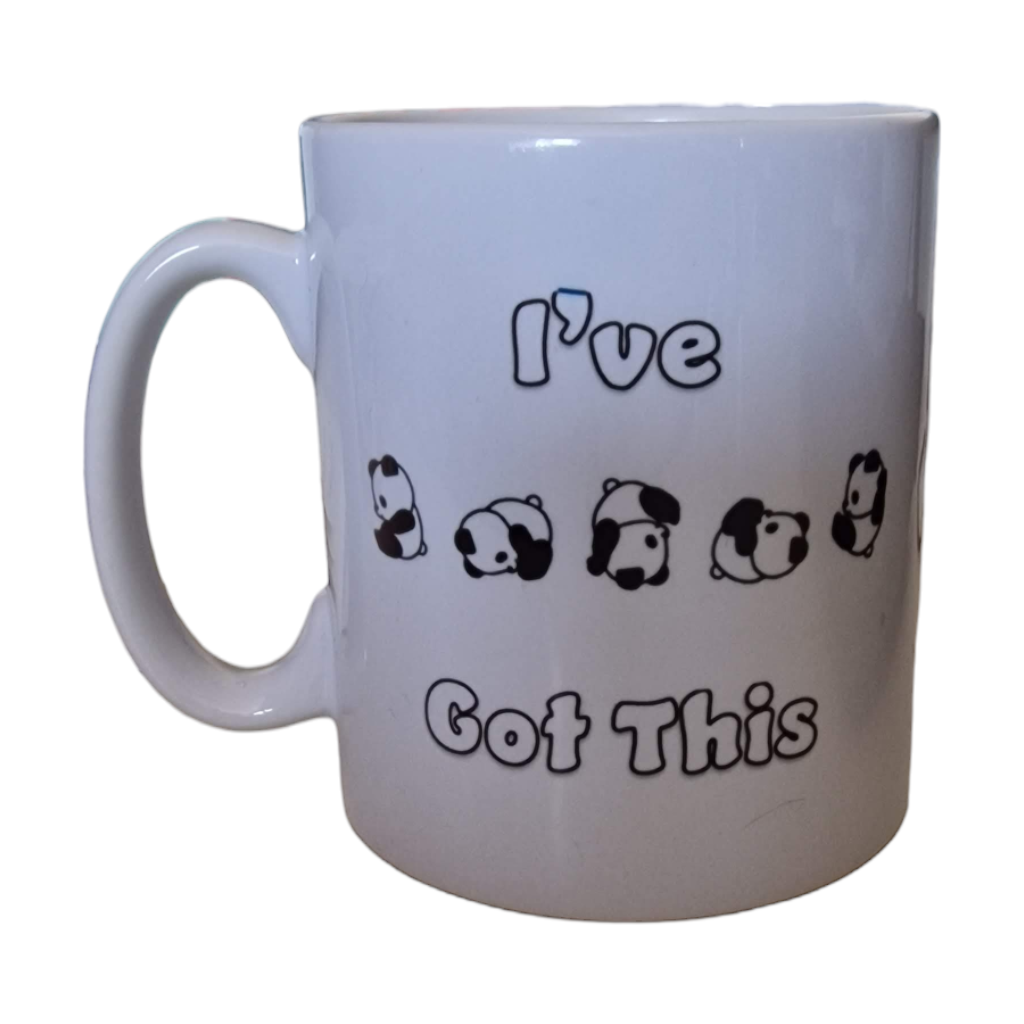 Funny Panda Mug  "I’ve Got This" Slogan Novelty Gift for Men & Women