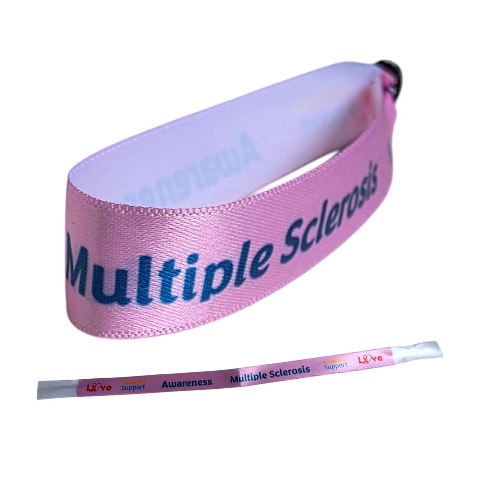 Multiple Sclerosis Fabric Bracelet Adjustable Wristband Health Support Band
