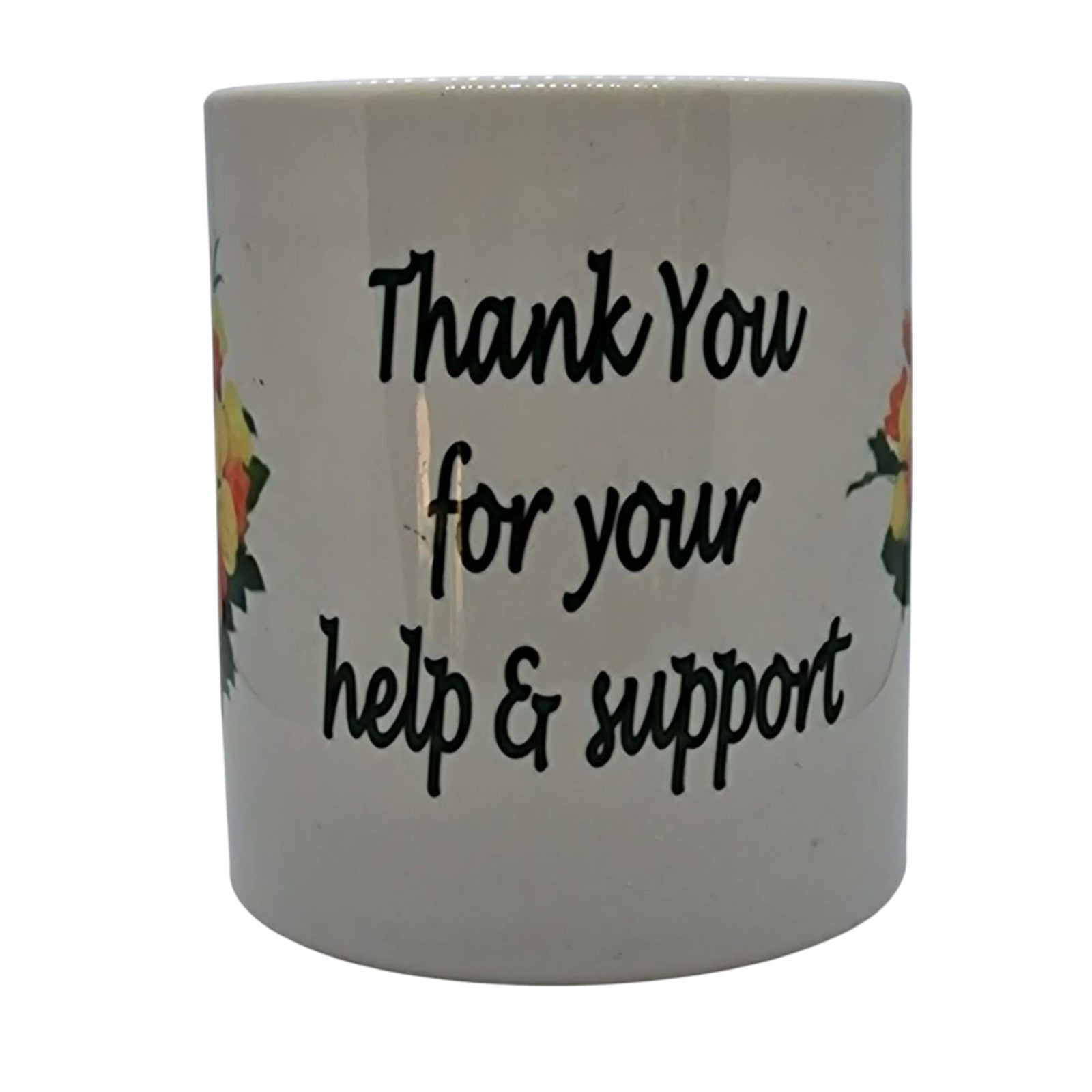 Thank You Ceramic Mug – 11oz Gift Mug with Lasting Print