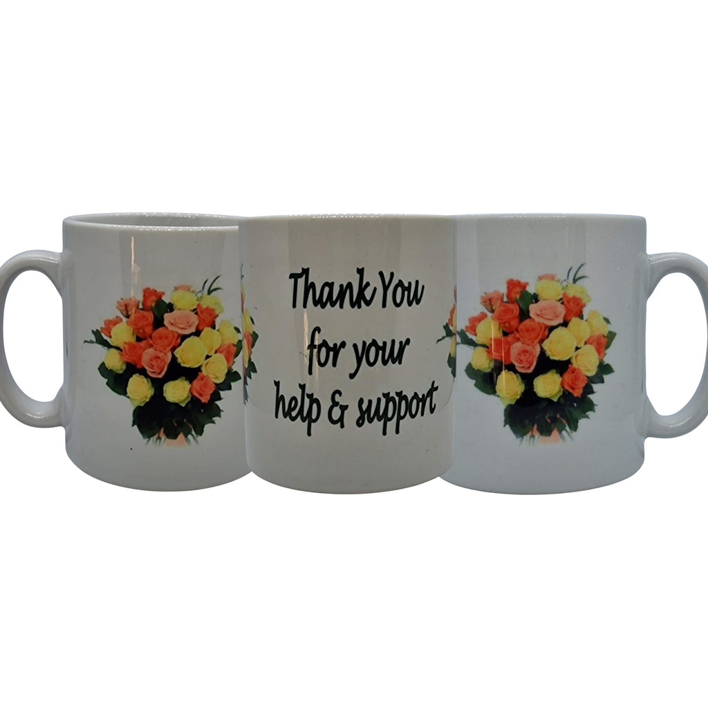 Thank You Ceramic Mug – 11oz Gift Mug with Lasting Print