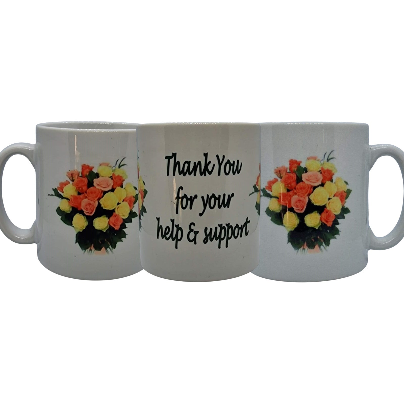 Thank You Ceramic Mug – 11oz Gift Mug with Lasting Print