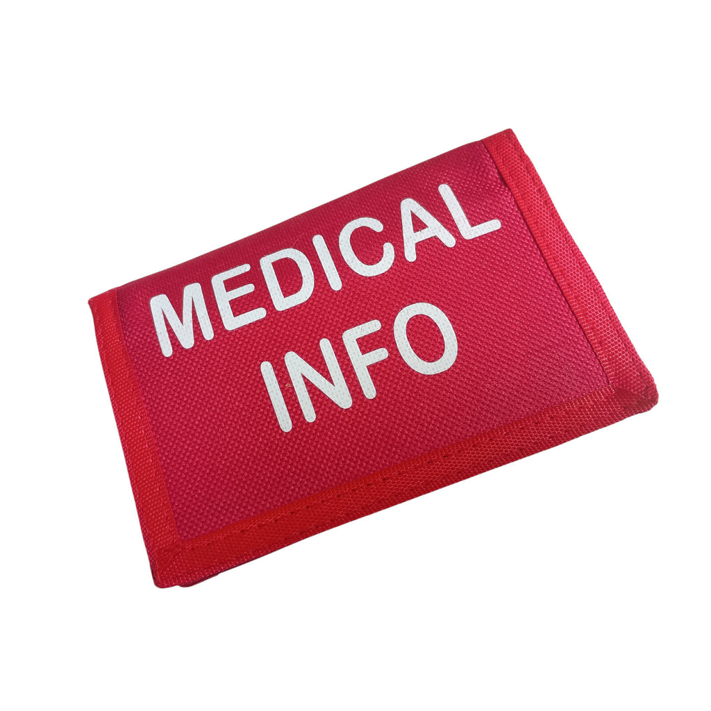 Medical Alert Information Trifold Wallet