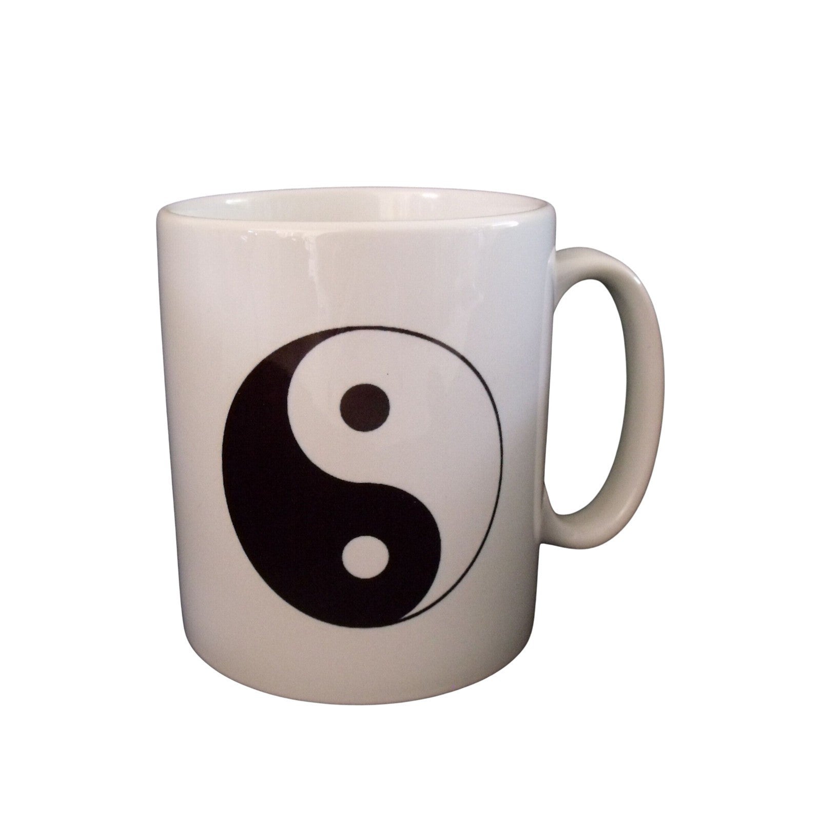 Yin Yang Mug 10oz Ceramic Cup – Black and White Symbol gift Custom